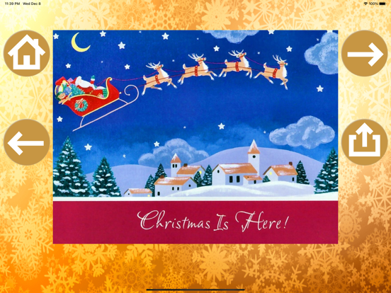 Christmas cards and quotes iPad screenshot 5 - Photo & Video app