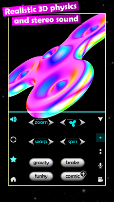Cosmic Fidget Spinner screenshot 1