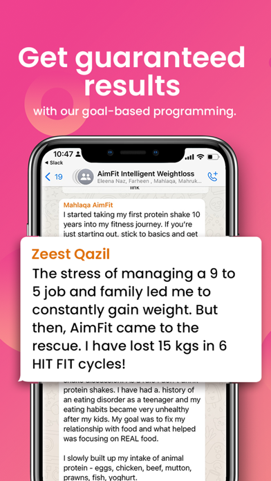 AimFit - Fitness for Women Screenshot