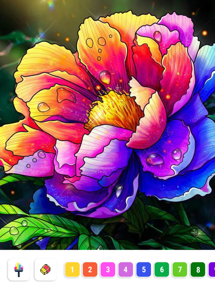 Coloring by number color games