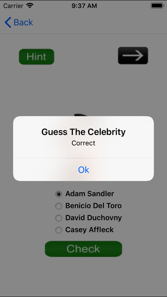 #5. Guess The Celebrity-A Quiz App (iOS) 由: Malay Patel