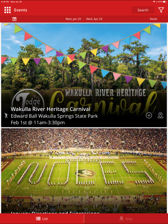 Visit Tallahassee! iPad screenshot 5 - Travel app