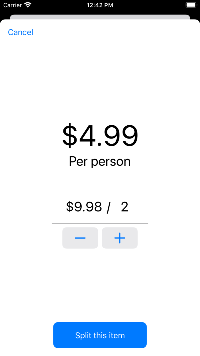 Totaly - Receipt Item Adder