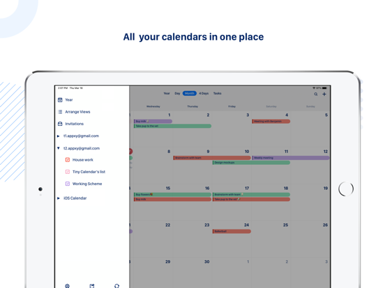 Tiny Calendar: Planner & Tasks iPad app afbeelding 7