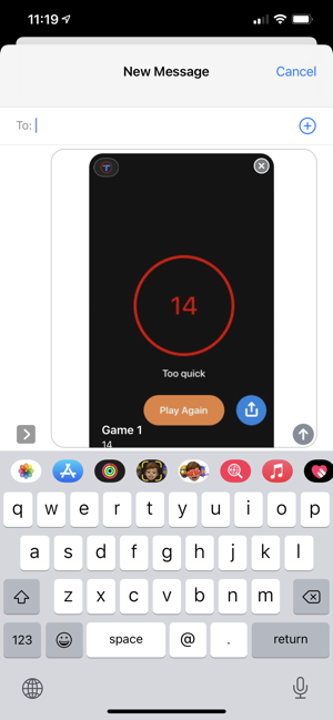 ‎Reaction Timer Game Screenshot