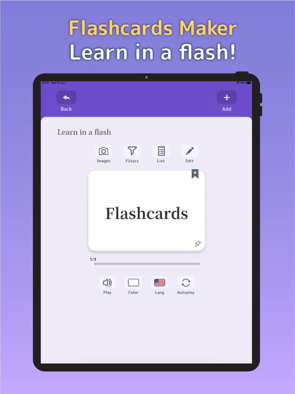 Screenshot #4 pour Flashcards Maker