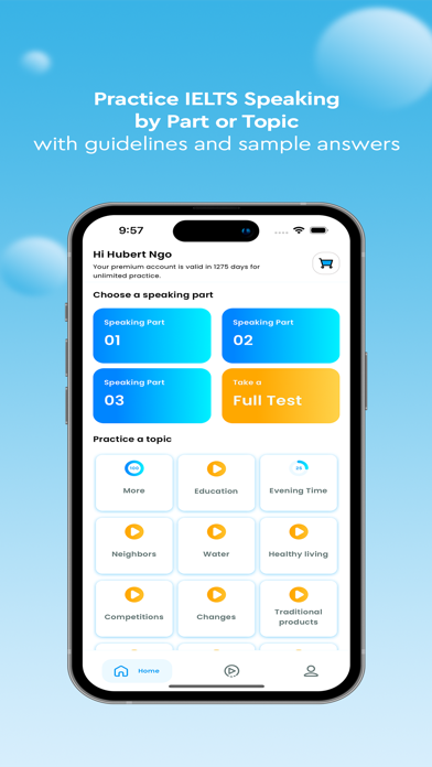 IELTS Speaking Forecast Screenshot