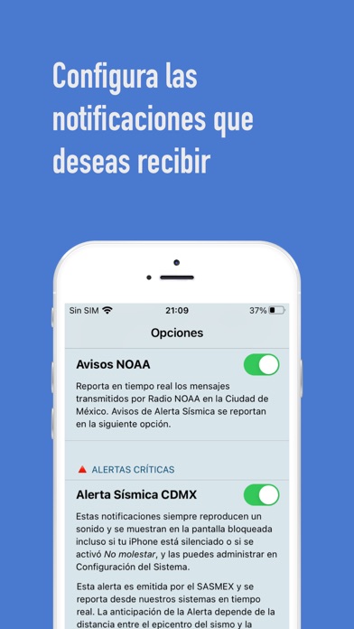 Alerta Sísmica DF Screenshot