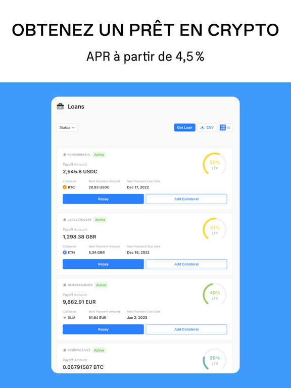 Screenshot #6 pour CoinLoan Сrypto Wallet & Loans