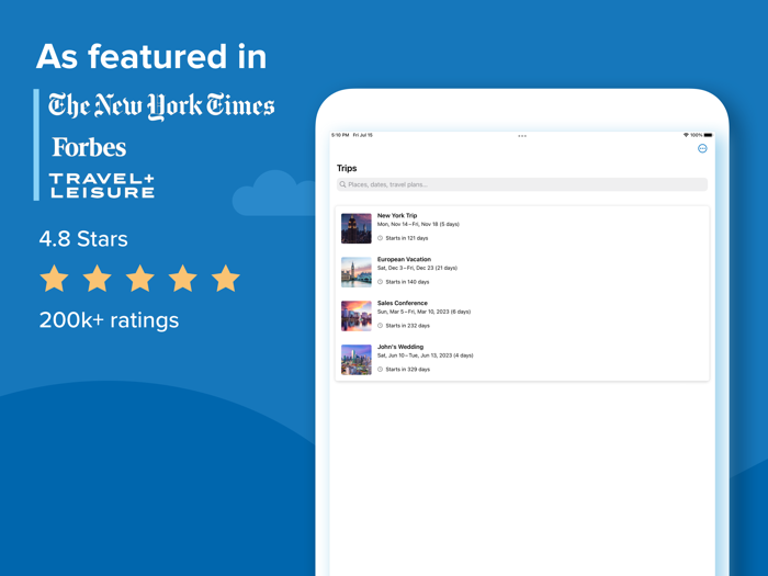 TripIt Travel Planner