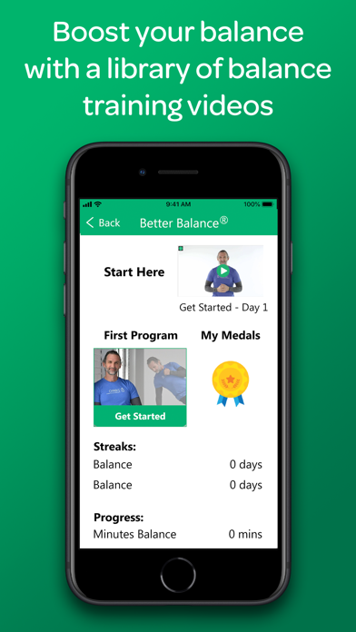 Zibrio BalanceCoach Screenshot