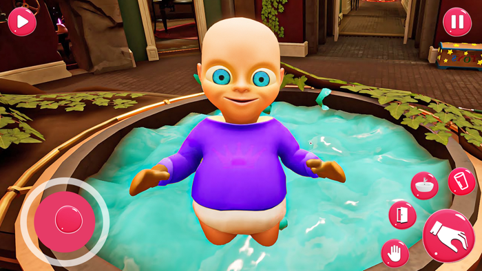 Giant Fat Baby Supermarket 3D