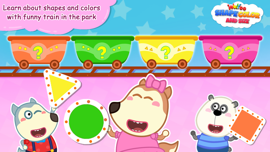 #1. Wolfoo Shape Color and Size (iOS) Podle: WOLFOO LLC