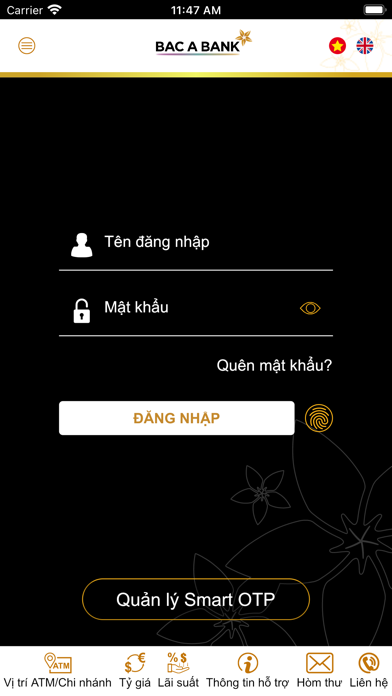 BAC A BANK Corporate Banking Screenshot