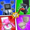 Toilet Rush Merge Battle Game