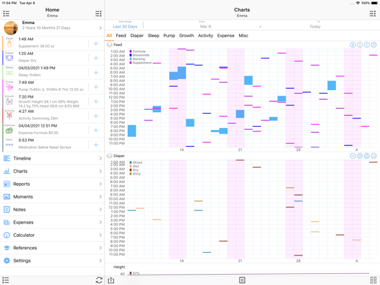 Screenshot #4 pour Baby Tracker: Newborn Growth