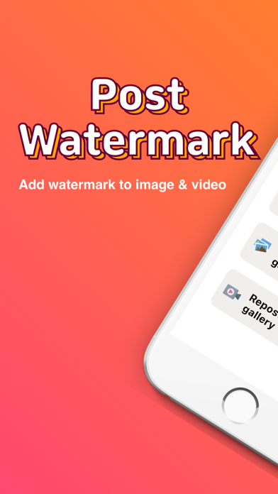Post Watermark - share Screenshot