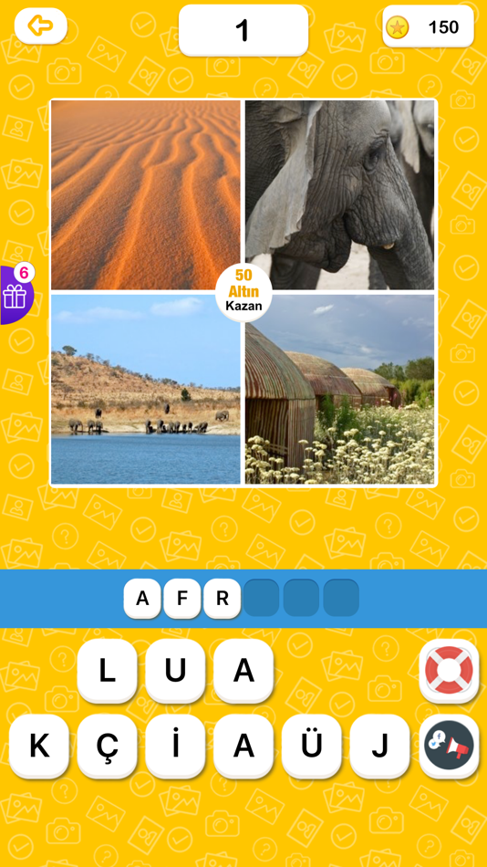 #2. 4 Resim 1 Kelime - Tahmin Et! (iOS) By: CODEIDA BILGISAYAR YAZILIMLARI LIMITED SIRKETI