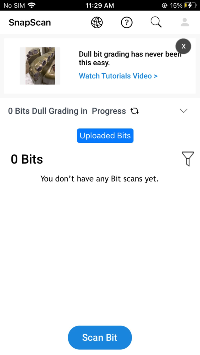 SnapScan – PDC dull grade app
