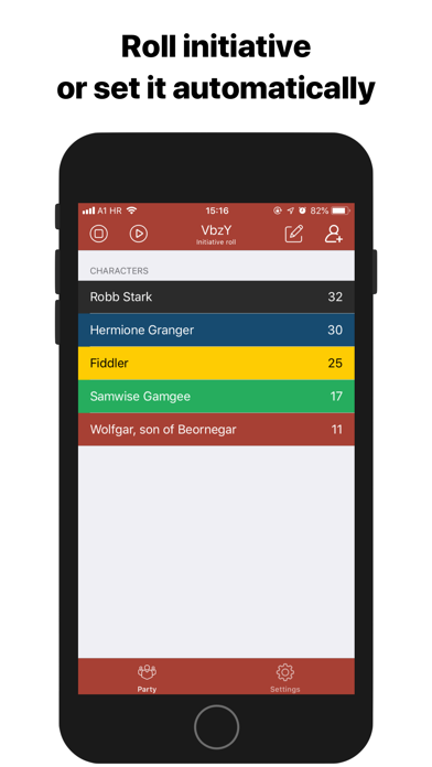 Screenshot #3 pour Party Initiative Tracker