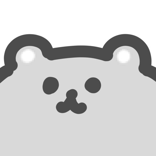 gray bear sticker