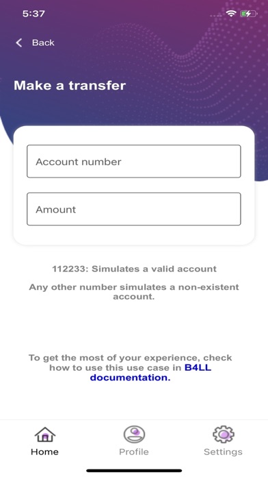 GSMA B4LL Screenshot