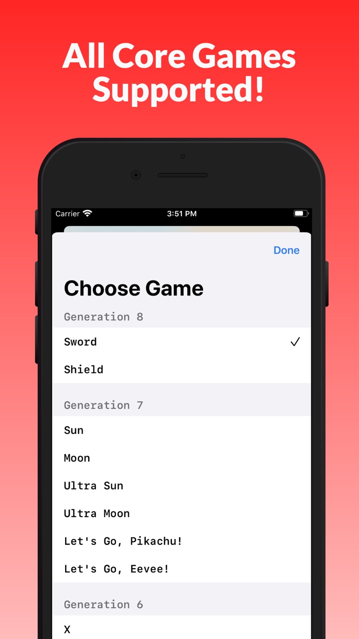 PikaDex - Dex for every game