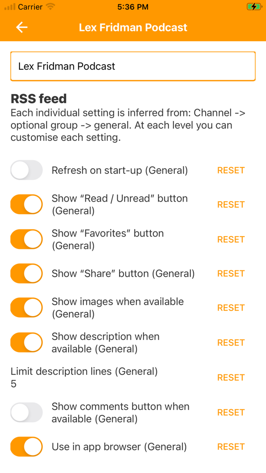 #3. RSS Reader Offline | Podcast (iOS) By: Niklas Baudy