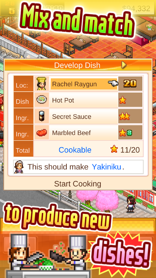 #2. Cafeteria Nipponica (iOS) 由: Kairosoft Co.,Ltd