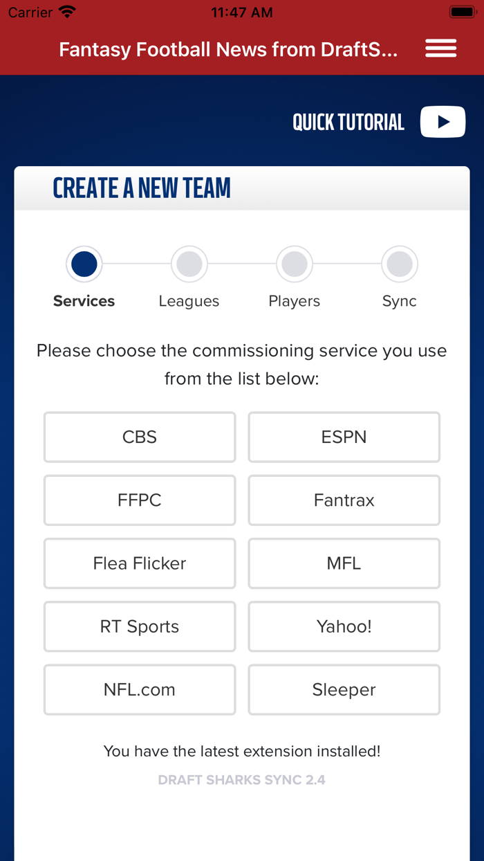 Draft Sharks Fantasy Football