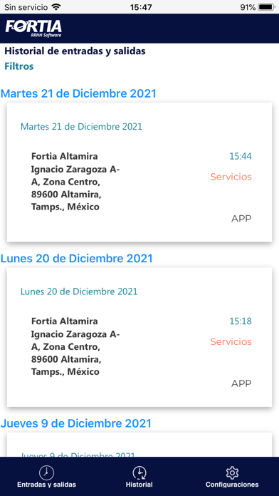 ChecApp Screenshot