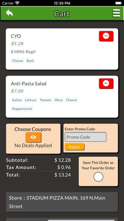 Stadium Pizza & Brewery screenshot-6