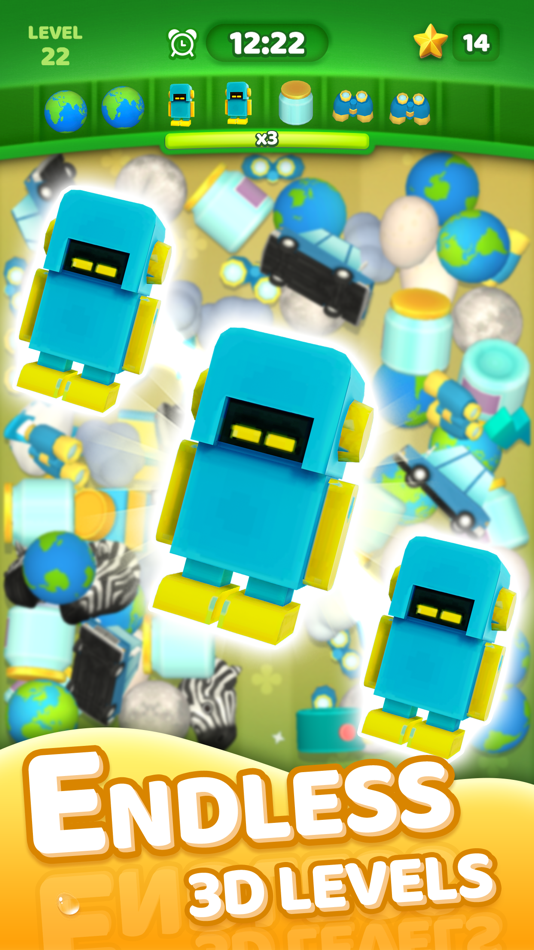 #4. Match 3D Tiles (iOS) 게시자: 吉良 高