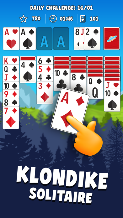 Solitaire Plus Klondike Online Screenshot