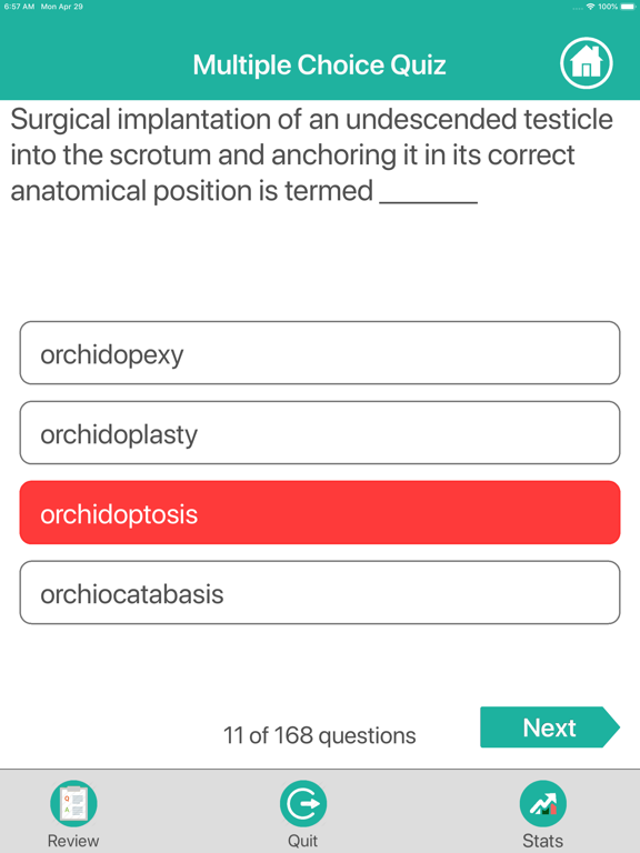 Screenshot #5 pour Reproductive Medical Terms