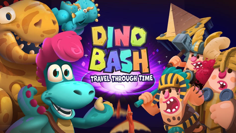 #6. Dino Bash: Travel Through Time (iOS) Podle: pokoko Studio
