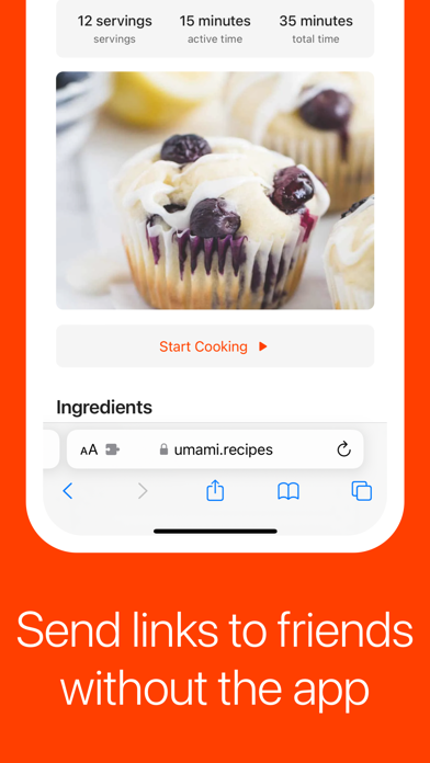 Umami - Recipe Manager Screenshot