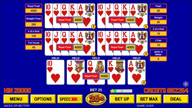 Video Poker ™ - Classic Games screenshot 4