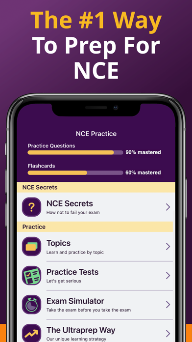 NCE Study Guide Screenshot