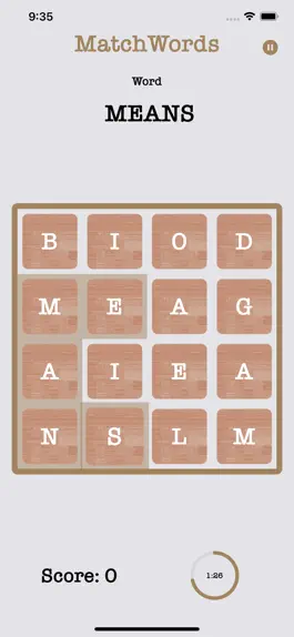 Game screenshot MatchWords: build words apk