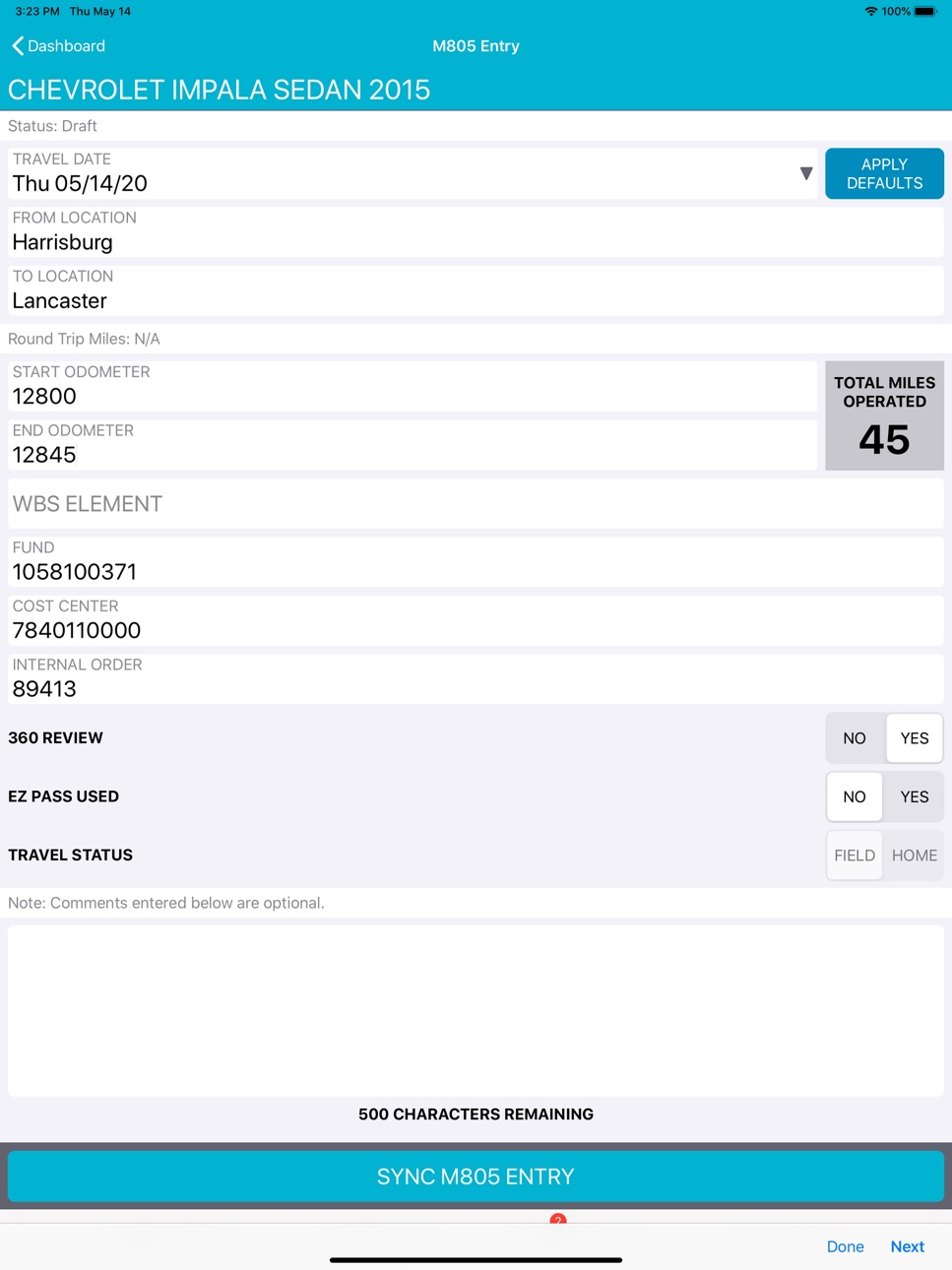iPad screenshot