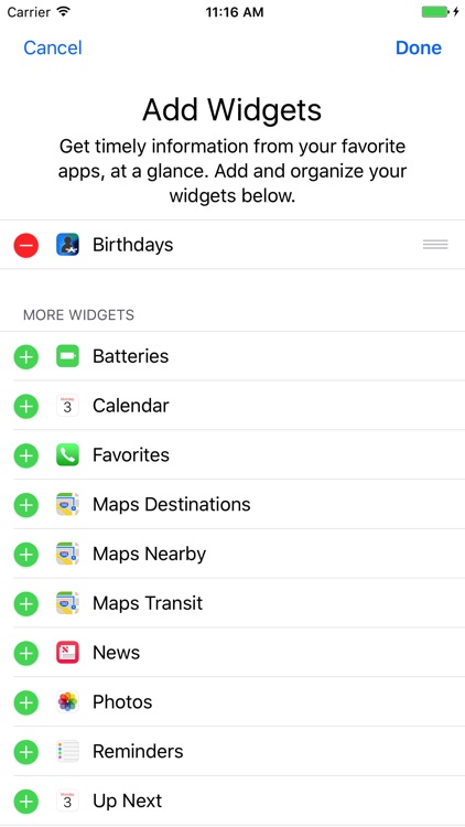 Birthdays + Widget + Watch