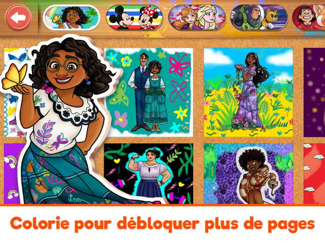 ‎Monde de coloriage Disney Capture d'écran