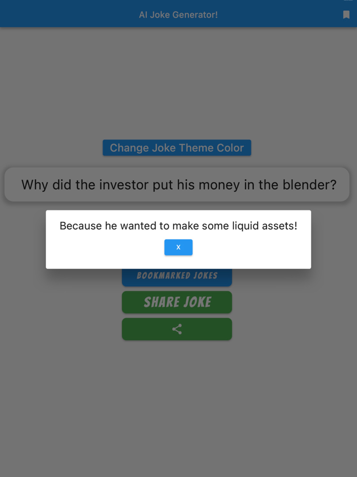 AI Punchline Joke Generator