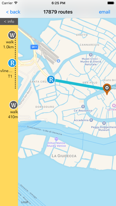 Screenshot #1 pour Venice Public Transport Guide