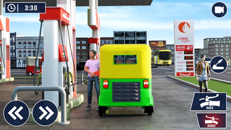 Tuk Tuk Modern Rickshaw Drive