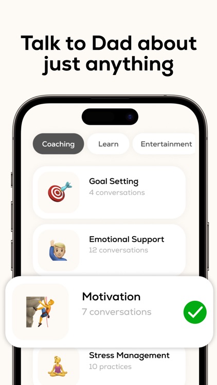 Dad: AI Coach & Companion screenshot-4