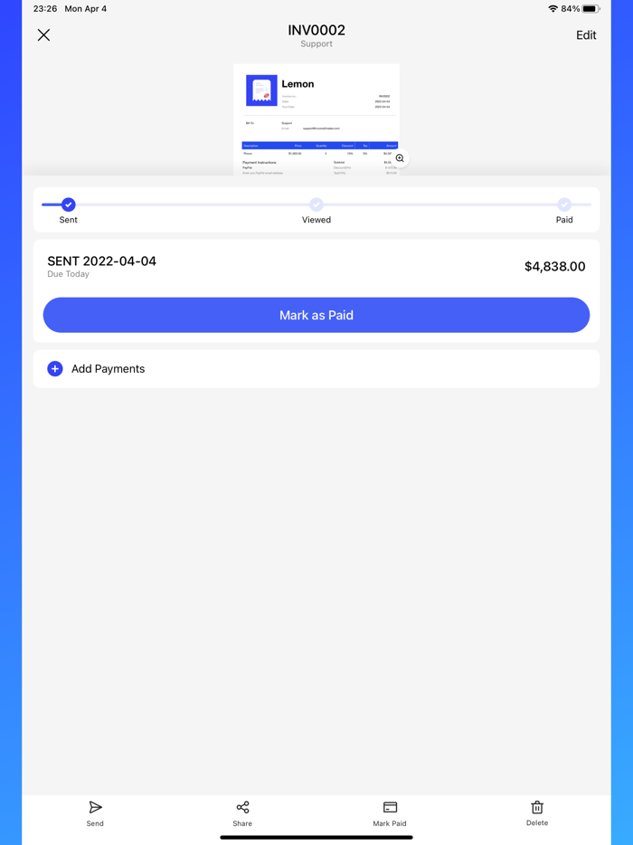 Simple Invoice Maker 