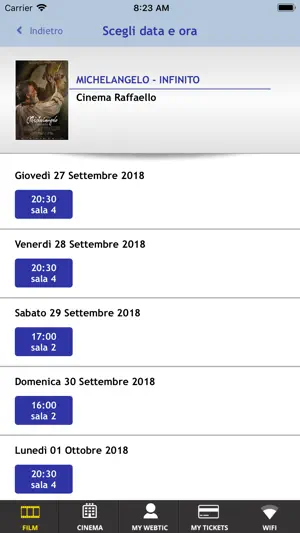 Webtic Raffaello Cinema screenshot 3