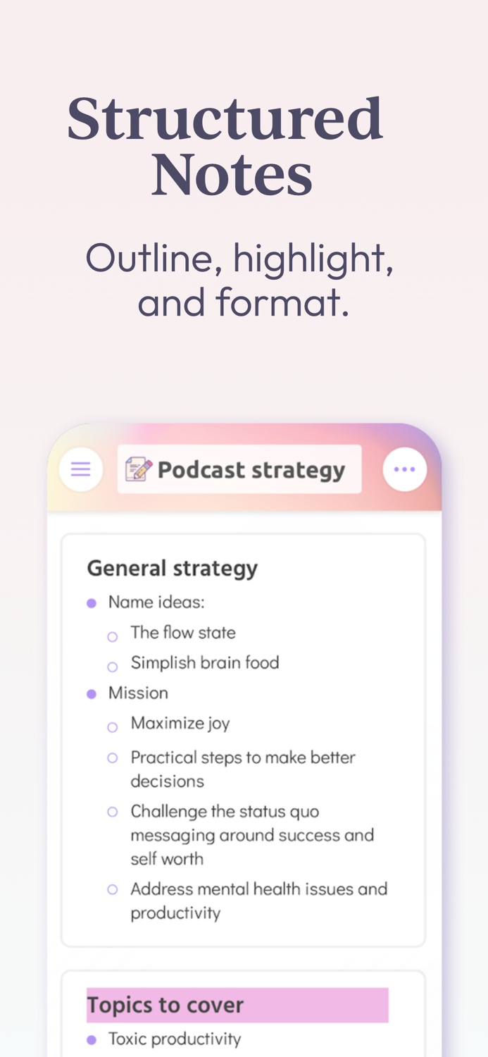 Simplish Planner and To Do List